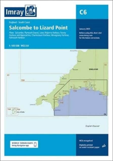 Book cover of: Imray Chart C6