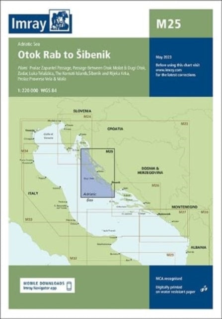 Book cover of: Imray Chart M25