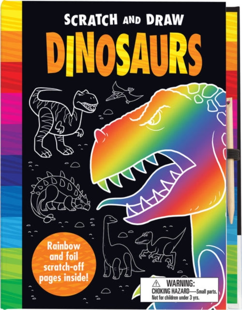 Book cover of: Scratch & Draw Dinosaurs - Scratch Art Activity Book