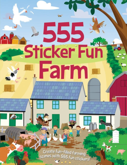 Book cover of: 555 Sticker Fun - Farm Activity Book
