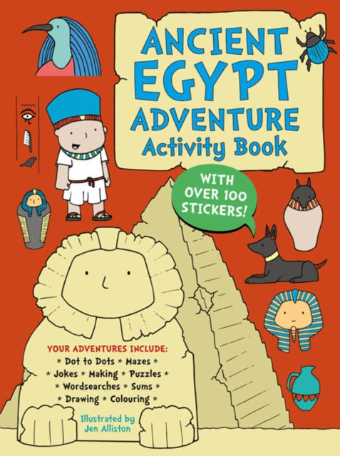 Book cover of: Ancient Egypt Adventure Activity Book. By: J. Alliston