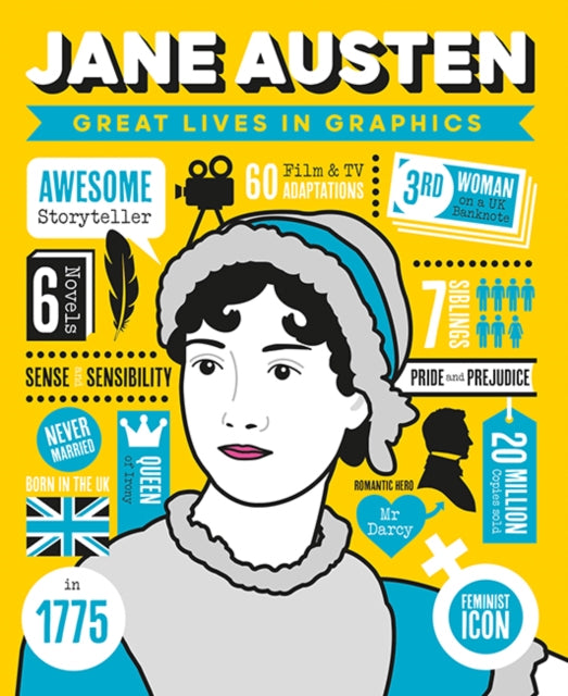 Great Lives in Graphics: Jane Austen 9781787081116 G. M. C. Editors