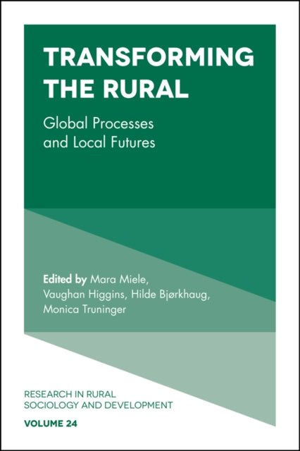 Book cover of: Transforming the Rural. By: Terry Marsden