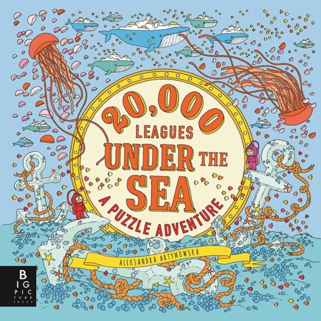 Book cover of: 20,000 Leagues Under the Sea: A Puzzle Adventure. By: Aleksandra Artymowska