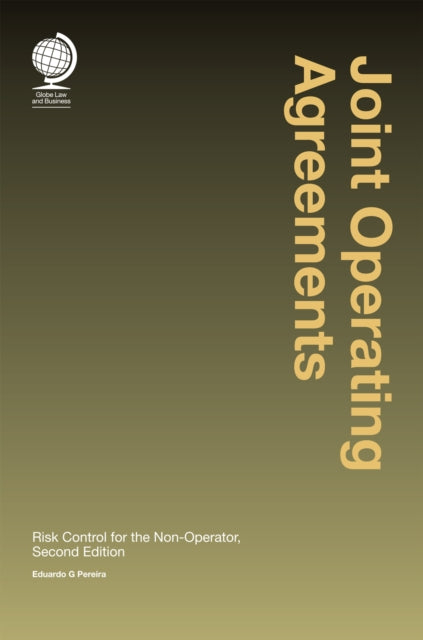 Book cover of: Joint Operating Agreements. By: Eduardo G. Pereira