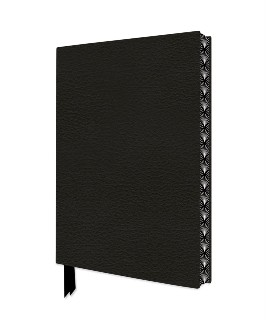 Book cover of: Ebony Black Artisan Notebook (Flame Tree Journals). By: Flame Tree Studio