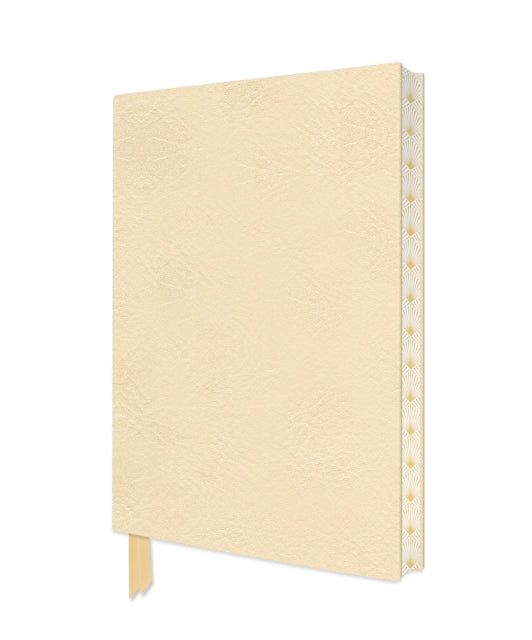 Book cover of: Ivory White Artisan Notebook (Flame Tree Journals). By: Flame Tree Studio