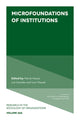 Book cover of: Microfoundations of Institutions. By: Patrick Haack