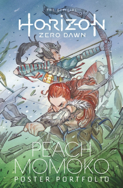 Book cover of: Official Horizon Zero Dawn Peach Momoko Poster Portfolio. By: Peach Momoko
