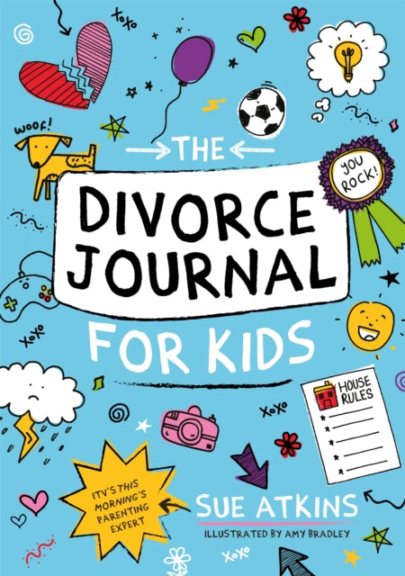 Book cover of: Divorce Journal for Kids. By: Sue Atkins