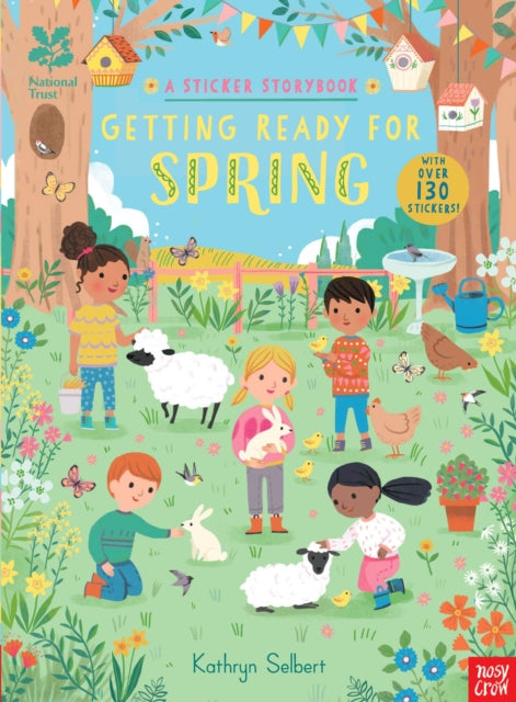 Book cover of: National Trust: Getting Ready for Spring, A Sticker Storybook