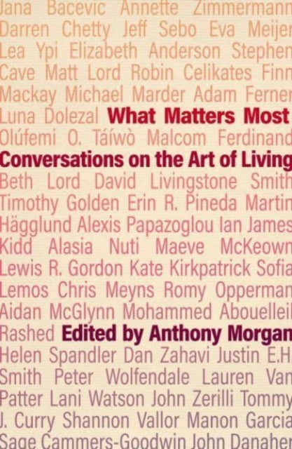 Book cover of: What Matters Most. By: MORGAN