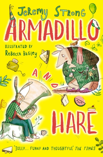Book cover of: Armadillo and Hare. By: Jeremy Strong