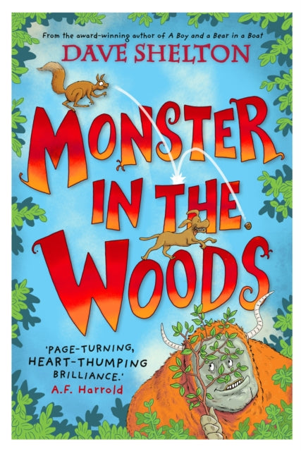 Book cover of: Monster in the Woods. By: Dave Shelton
