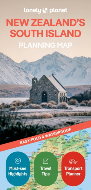 Lonely Planet New Zealand's South Island Planning Map
