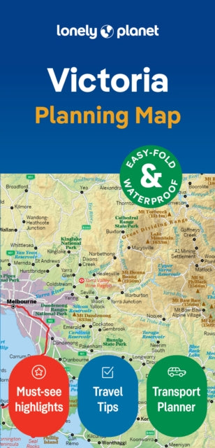 Book cover of: Lonely Planet Victoria Planning Map. By: Lonely Planet