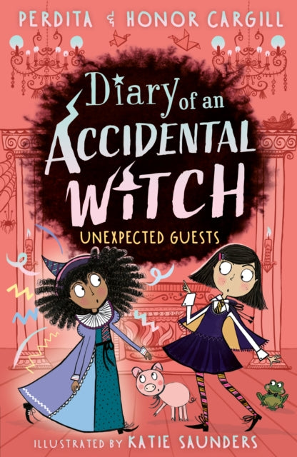 Book cover of: Diary of an Accidental Witch: Unexpected Guests. By: Honor and Perdita Cargill