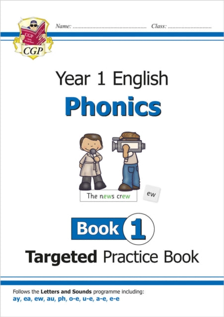 Book cover of: KS1 English Year 1 Phonics Targeted Practice Book - Book 1