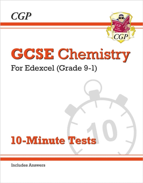 GCSE Chemistry: Edexcel 10-Minute Tests (includes answers) 9781789080797 CGP Books