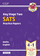 KS2 Maths & English Year 6 SATS Practice Papers: Pack 1 - for 2026 (with free Online Extras) 9781789081145 CGP Books