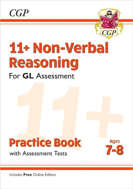 11+ GL Non-Verbal Reasoning Practice Book & Assessment Tests - Ages 7-8 (with Online Edition) 9781789081602 CGP Books