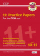 Book cover of: 11+ CEM Practice Papers: Ages 10-11 - Pack 2 (with Parents' Guide & Online Edition). By: CGP Books