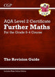AQA Level 2 Certificate in Further Maths: Revision Guide (with Online Edition and Videos) 9781789082401 CGP Books