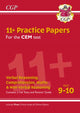 Book cover of: 11+ CEM Practice Papers - Ages 9-10 (with Parents' Guide & Online Edition)