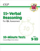 Book cover of: 11+ GL 10-Minute Tests: Verbal Reasoning - Ages 9-10 (with Online Edition)