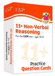 Book cover of: 11+ CEM Non-Verbal Reasoning Practice Question Cards - Ages 10-11