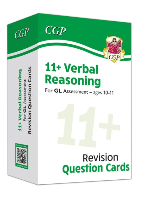 Book cover of: 11+ GL Verbal Reasoning Revision Question Cards - Ages 10-11