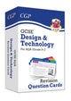 GCSE Design & Technology AQA Revision Question Cards 9781789084115 CGP Books