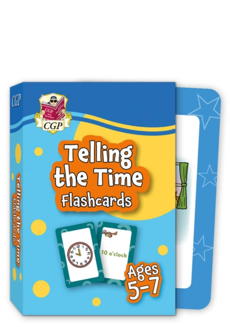 Telling the Time Flashcards for Ages 5-7 9781789086164 CGP Books