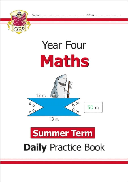 Book cover of: KS2 Maths Year 4 Daily Practice Book: Summer Term