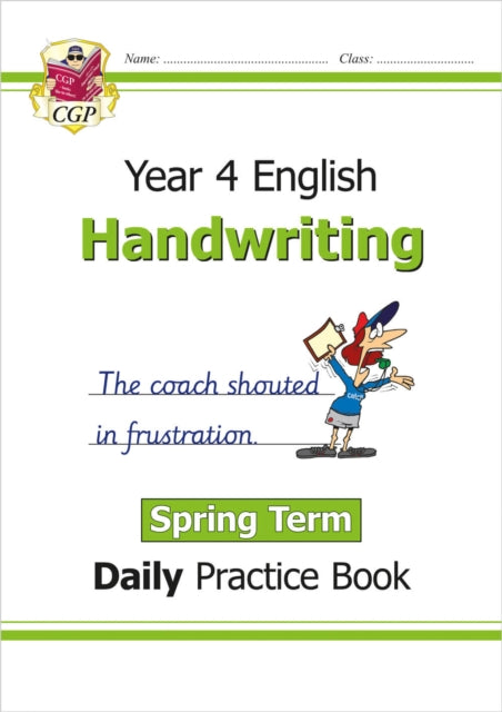 Book cover of: KS2 Handwriting Year 4 Daily Practice Book: Spring Term. By: Rachel Craig-McFeely