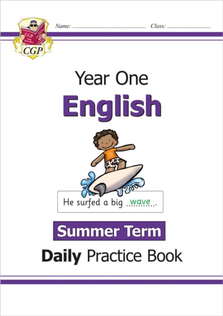 Book cover of: KS1 English Year 1 Daily Practice Book: Summer Term. By: Emma Cleasby