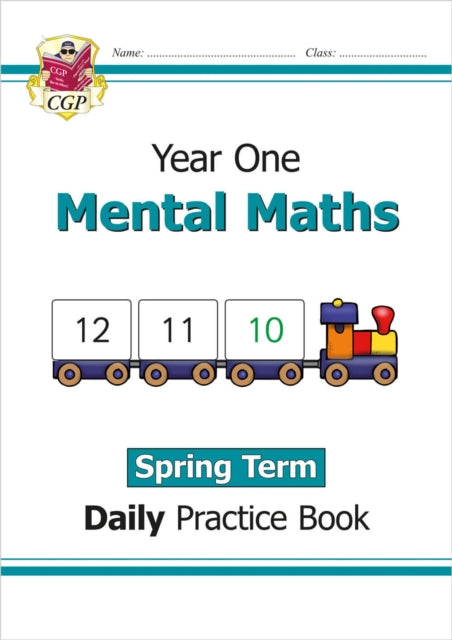 Book cover of: KS1 Mental Maths Year 1 Daily Practice Book: Spring Term