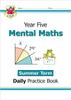 Book cover of: KS2 Mental Maths Year 5 Daily Practice Book: Summer Term