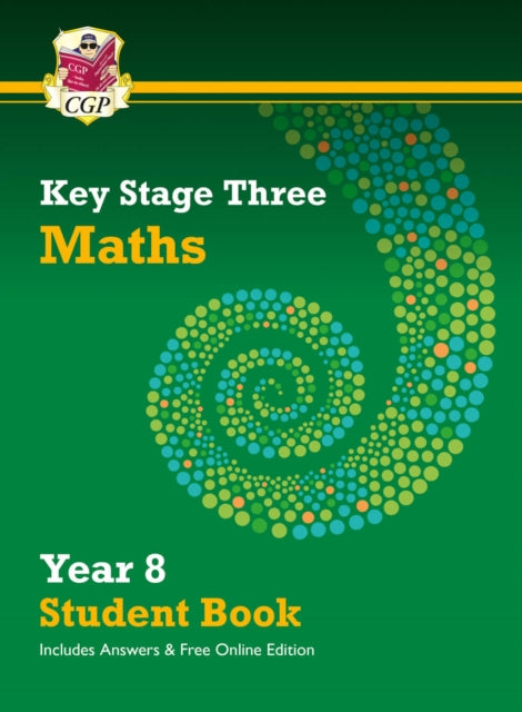 Book cover of: KS3 Maths Year 8 Student Book - with answers & Online Edition