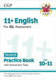 Book cover of: 11+ GL English Stretch Practice Book & Assessment Tests - Ages 10-11 (with Online Edition)