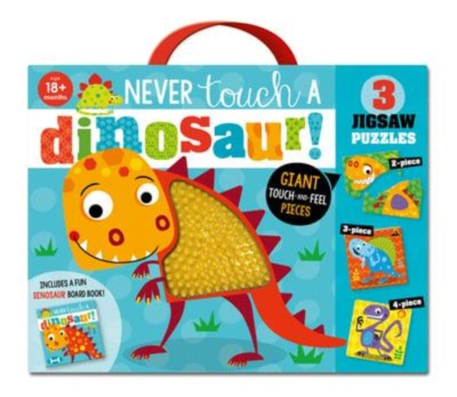 Book cover of: Never Touch A Dinosaur Jigsaw Puzzle