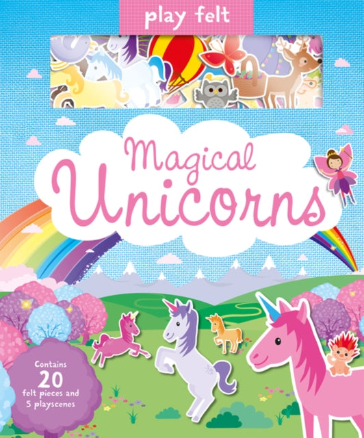 Book cover of: Play Felt Magical Unicorns - Activity Book