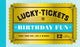 Book cover of: Lucky Tickets for Birthday Fun