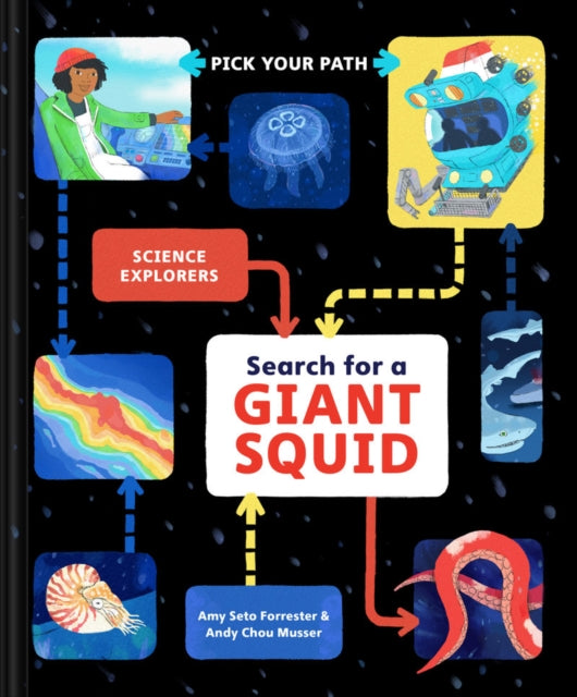 Book cover of: Search for a Giant Squid. By: Amy Seto Forrester