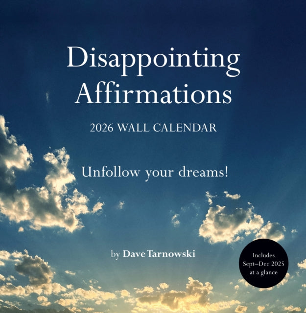 Book cover of: Disappointing Affirmations 2026 Wall Calendar