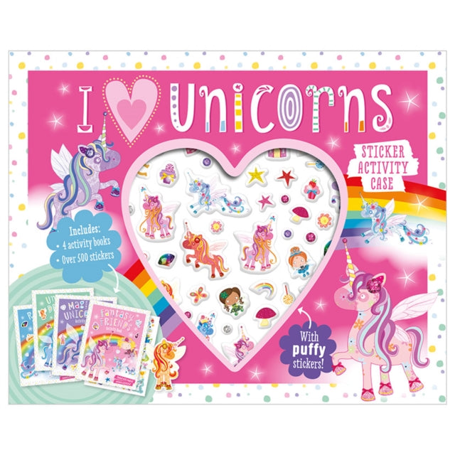 Book cover of: I Love Unicorns Sticker Activity Case