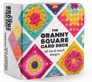 Granny Square Card Deck™, 50 Mix and Match Designs