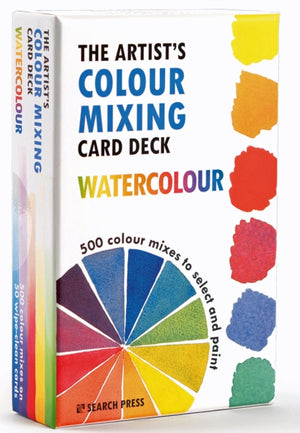 Artist's Colour Mixing Card Deck - Watercolour, 500 Colour Mixes to Select and Paint