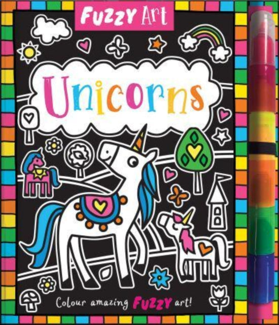 Book cover of: Fuzzy Art Unicorns
