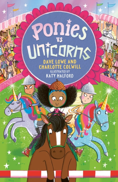 Book cover of: Ponies vs Unicorns. By: Charlotte Colwill
